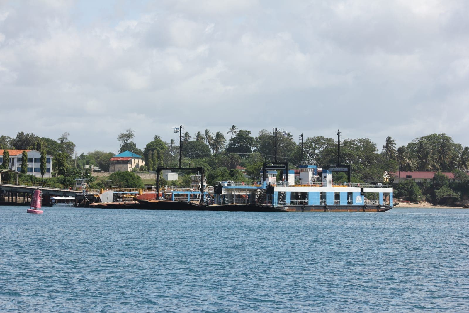The Likoni Floating Bridge and Ferry Crossing