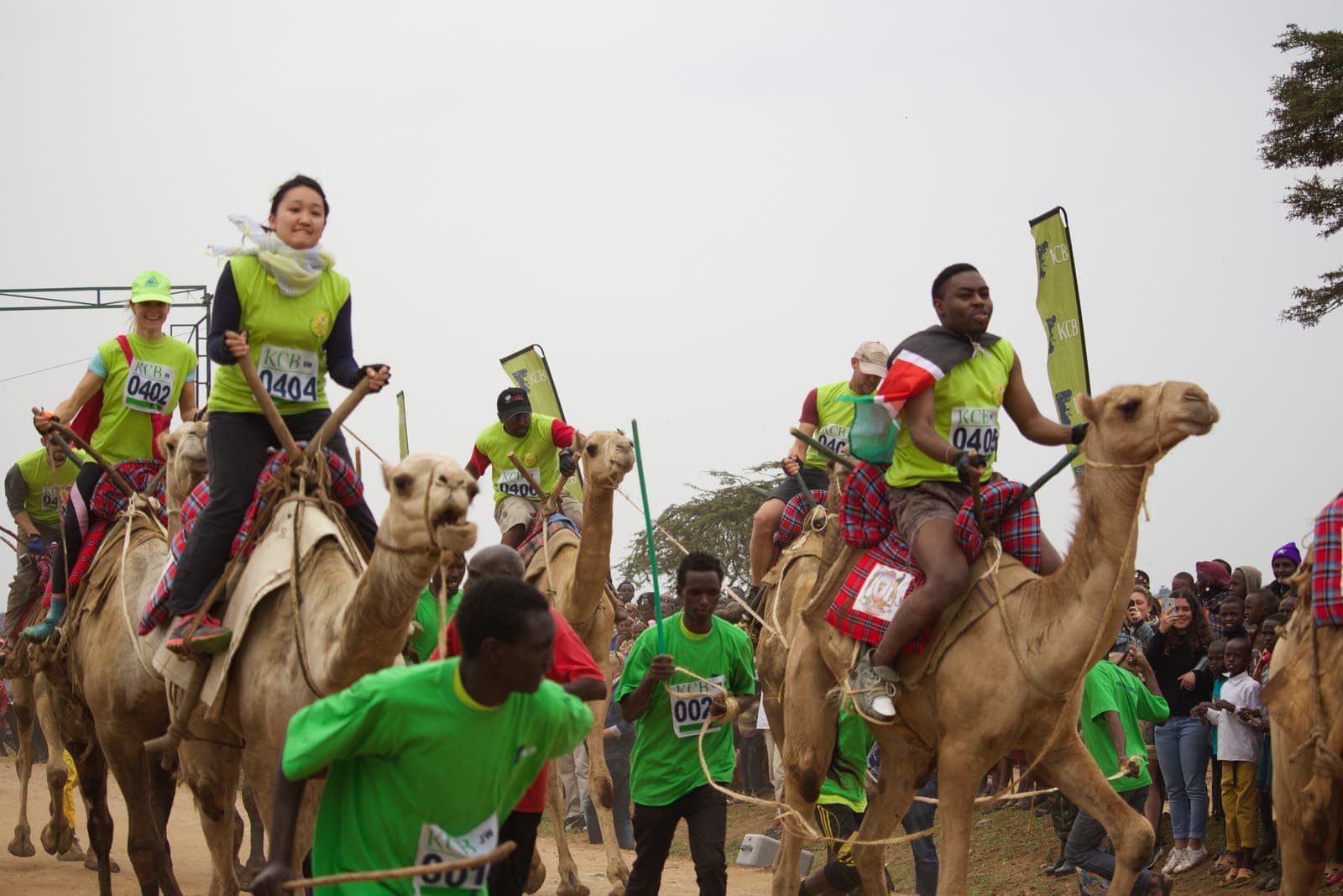 Maralal's Evening Scene Beyond the Camel Derby