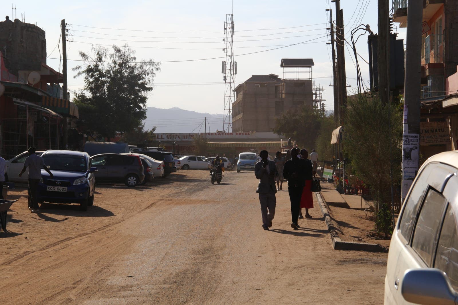 Wote and Makueni's Evening Market Town Scene