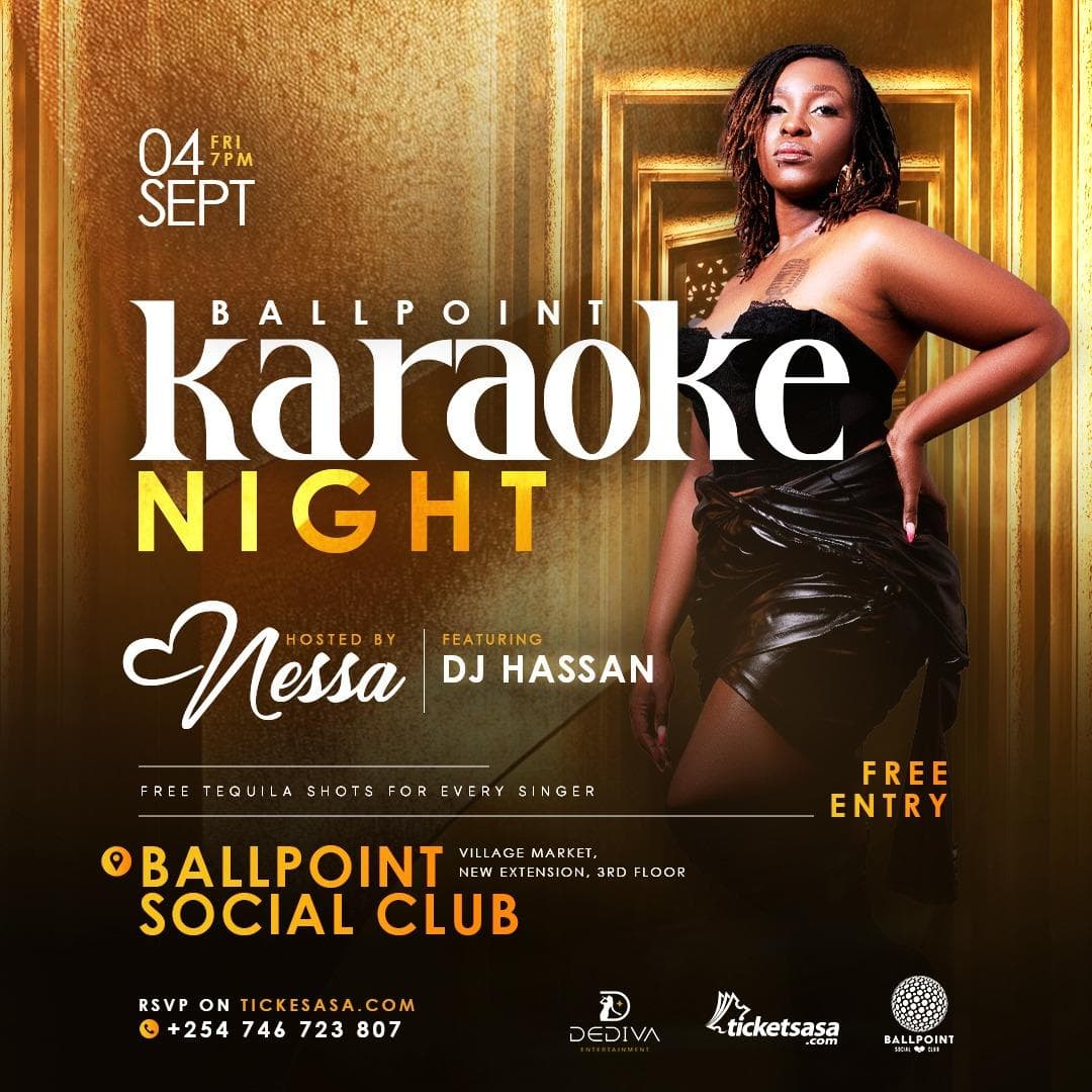 Ballpoint Karaoke - September Edition Hosted By Nessa Ft Dj Hassan